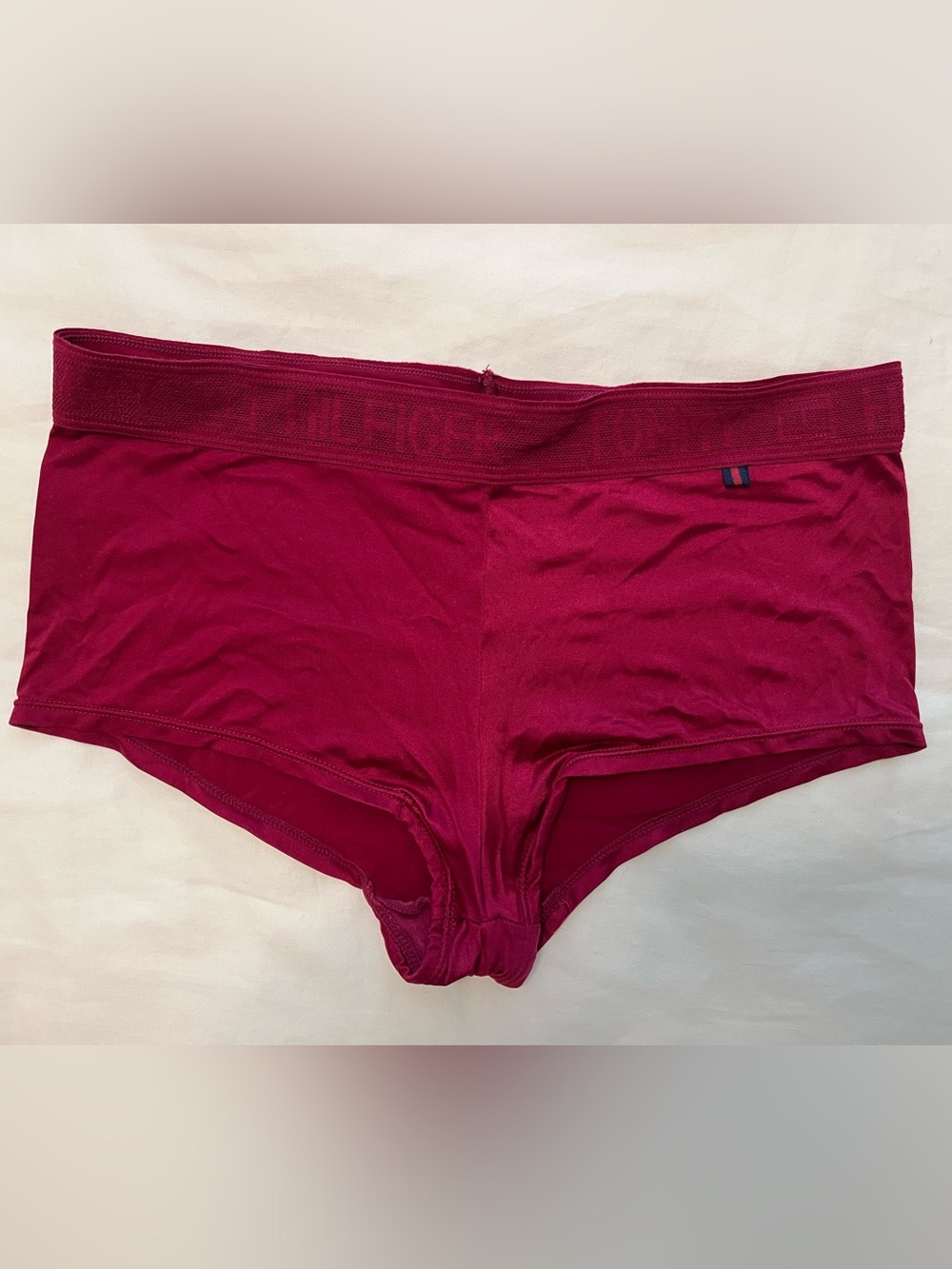 Tommy Hilfiger Women's Maroon/Pink Boyshort Panties